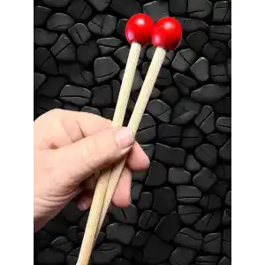 Ahşap Baget – 10 Çift (20 Adet) Kayın Ağacı Ritim Çubukları | Müzik, Orff Eğitimi, Ritim Çalışmaları İçin Dayanıklı Ahşap Çubuklar