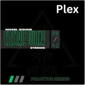 Plex Elektro Gitar Teli, Practice Series, Nickel Wound, Light Gauge 09-42, 6 Telli Elektrik Gitarlar İçin