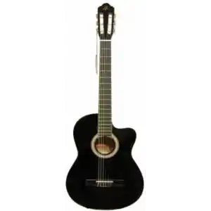 Lc 3900 Cbk Cutaway Siyah Klasik Gitar