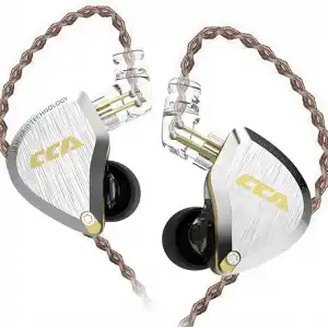 CCA C12 in Kulak Monitör Kulaklıklar 5BA 1DD Hibrid HiFi IEM Kulaklık Gürültü Izole Stereo Kablolu Kulakiçi Müzisyenler Audiophile Şarkıcılar DJ