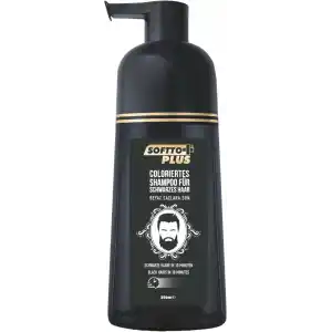 SOFTTO PLUS BLACK HAIR SHAMPOO SİYAHLAŞTIRICI ŞAMPUAN 350ML