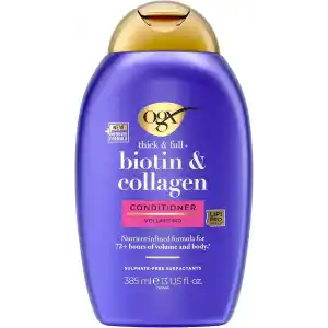 ogx dolgunlaştırıcı biotin & kolajen saç bakım kremi yeni ph dengeli formül 385ml