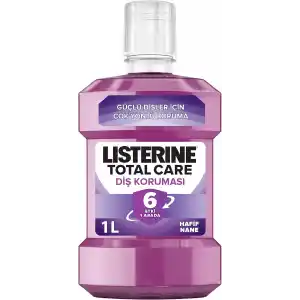 Listerine Total Care Hafif Nane Ağız Bakım Suyu, 1L,