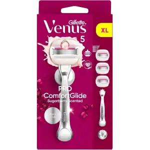 Gillette Venus Pro ComfortGlide Sugarberry Kokulu Kadın Tıraş Bıçağı, 3 Yedek Tıraş Bıçağı