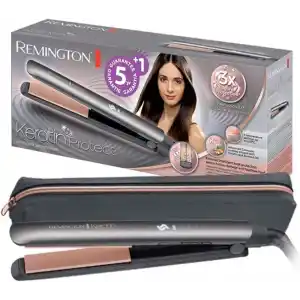 Remington S8598 Keratin Protect Akıllı Saç Düzleştirici, Saç Hasarına Karşı 3 Kat Daha Fazla Koruma için Patentli Isı Koruma Sensörü, Dijital Ekran, 160-230°C