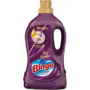 Bingo Sıvı Çamaşır Deterjan Bakım Onaran Bakım 3000 ml 50 Yıkama