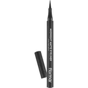Flormar Mat Likit Kalem Eyeliner (SİYAH) - Midnight Matte Eyeliner - 001 Black - 8690604532292