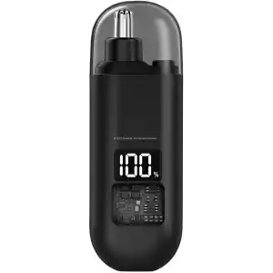 Busstier Burun Kılı Makinesi, Mini Taşınabilir Ağrısız Tüy Alma, Hassas Kaş Düzeltici, Çift Taraflı Bıçaklı Sessiz Kesim, LED Güç Göstergeli, USB Şarjlı, Temizlik Fırçası ve Şarj Kablosu Dahil, Seyaha