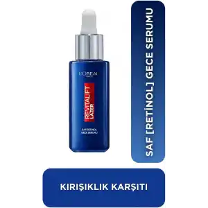 LOreal Paris Revitalift Lazer Saf Retinol Gece Serumu 1 Paket (1 x 30 ml)