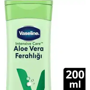 Vaseline Vücut Losyonu Aloe Vera Ferahlığı Kuru Ciltler İçin 200 ml