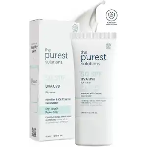 The Purest Solutions, Yağlı ve Karma Ciltler İçin Matlaştırıcı Güneş Koruyucu Krem SPF 50, 50 ml