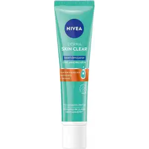 NIVEA Derma Skin Clear Night Exfoliator Gece Arındırıcı Krem 40ml,%8 Glikolik Asit (AHA) ve Salisilik Asit (BHA) ile Sivilce Karşıtı Etki,Eşit Cilt Tonu