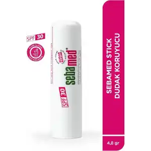 Sebamed Kurumuş Çatlamış ve Hassas Dudaklar - Yoğun Nemlendiricili Lipbalm - Dudak Bakım Kremi 30 SPF 4,8 gr