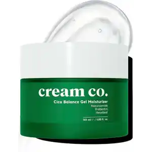 Cream Co. Cica Jel Krem Yağ Dengeleyici Su Bazlı Nemlendirici Yüz Kremi, Akneye Eğilimli Ciltler, 50 ml