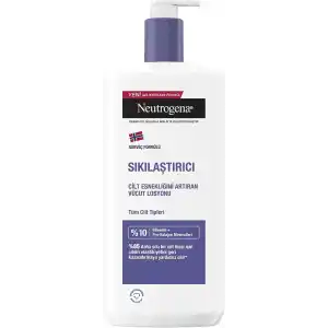 Neutrogena Sıkılaştırıcı Vücut Losyonu 400 ml — Tüm cilt tipleri için vücut nemlendirici — Gliserin ve Prokollajen Mineralleri içeren vücut losyonu