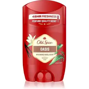 Old Spice Oasis Erkek Katı Stick Deodorant 50 ml – 48 Saat Ter Kokusuna Karşı Koruma, Vanilya ve Tütsülü Amber Kokusu, Alüminyumsuz