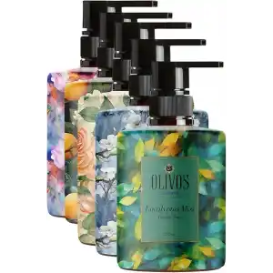 Olivos Sıvı Sabun Sanat Koleksiyonu Deneme Seti: Tablo Gibi Şişe Muhteşem Koku Nemlendiricili 5 ADET 500 ML