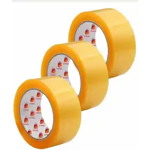 45 mm x 100 Metre Hotmelt Koli Bandı (1. KALİTE) Şeffaf Renkli, Güçlü Yapışkan, Kağıda Kartona Yapışır (3)