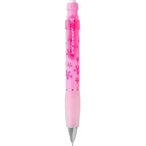 SERVE Deep Mekanik Kurşun KLM 07 MM, Şeker Pembe, Çiçek Deseni