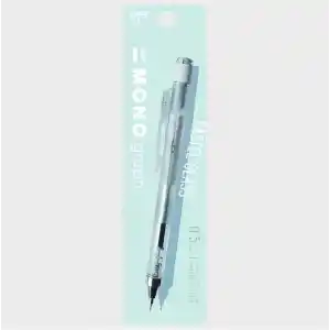 Tombow Mechanicai Mono Grafit Kalem, Yenilikçi Sallama Mekanizmalı, Mono Silgi, Sınırlı Sayıda, Pastel Cam Rengi, 0,5 mm, Mavi