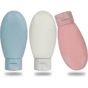 Orret Home Seyahat Şampuan Şişesi 3 Adet Set, Sızdırmaz Şampuan Şişesi, Çok Amaçlı Seyahat Tipi Doldurulabilir Krem Şampuan Şişe Seti Krem Kutusu