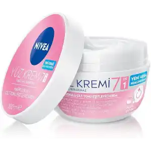 NIVEA Cilt Tonu Eşitleyici Su Bazlı Nemlendirici Yüz Kremi 100 ml, Aydınlatıcı,Makyaj Bazı