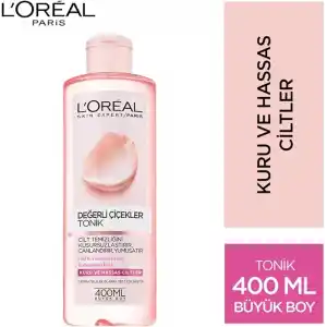 L’Oréal Paris Değerli Çiçekler Tonik Kuru ve Hassas Ciltler (400 ml)
