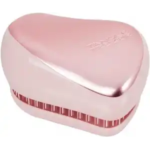 Tangle Teezer Compact Styler Pink Matte Chrome Saç Fırçası - Seyahat ve Çanta Boy Tarak