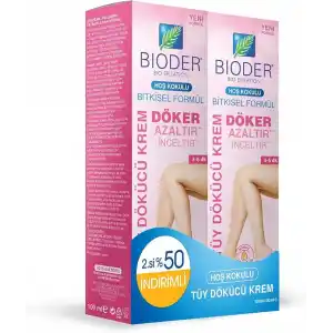 Bioder Tüy Dökücü Krem Bio-Epilation Kadınlar için 100 ml 2 Adet