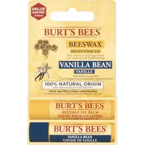 Burts Bees 2li Lip Balm Set (Beeswax + Vanilya)