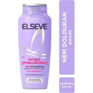 LOreal Paris Elseve Hydra Hyaluronic Pure Salisilik Asit İçeren Yağlanma Karşıtı Arındırıcı Şampuan 300 ml