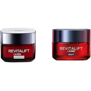 L’Oréal Paris Revitalift Lazer X3 Yoğun Yaşlanma Karşıtı Gece + Gündüz Bakım Kremi Seti