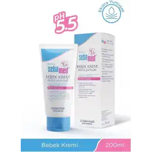 Sebamed Baby Hassas Ciltler Pantenol İçerikli Cilt Kuruluğuna Karşı Etkili Ekstra Yumuşak Bebek Kremi 200 ml