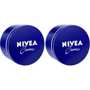 NIVEA Creme Nemlendirici Bakım Kremi 250 ml,Eucerit, El,Yüz,Vücut İçin,Paraben İçermez, Tüm Cilt Tipleri, (2 paketi)