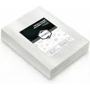 VIORIO 50 Adet Tırtıklı Vakum Makinesi Poşeti Torbası (SEÇENEKLİ) (20x25cm)