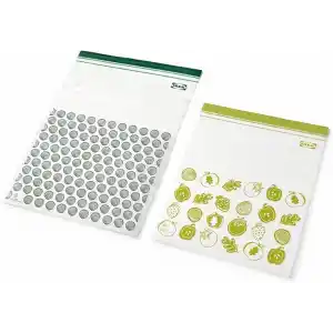 Ikea Plastik torba Istad, 30 adet paket, şunlardan oluşur: 15 torba 6 l (28,5 x 41 cm) ve 15 torba 4,5 l (27 x 34 cm), tekrar kullanılabilir, çünkü tekrar kapatılabilir