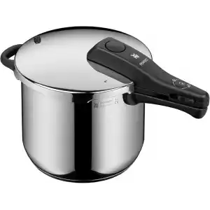 WMF Perfect One Pot 6,5 L Düdüklü Tencere, İndüksiyon Uyumlu, Cromargan® Yüksek Kaliteli Paslanmaz Çelik, 2 Pişirme Kademesi, Büyük Pişirme Göstergesi, Çıkarılabilir Kapak Sapı