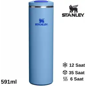Stanley The Transit Fliptop Mug 0.59 L Termos Kupa Bardak Matara Mavi, 10-13061-0026