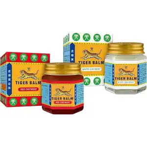 Tiger Balm Kaplan Balsamı Kırmızı Merhem 30g/Kavanoz Beyaz Merhem 30g/Kavanoz