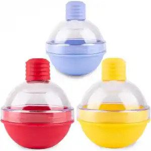 3lü Büyük Buz Kalıbı, Yuvarlak Buz Kalıbı, Buz Küpü Kalıbı, Silikon Buz Kalıbı, Küre Buz Kalıbı
