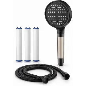 Mayaglory Multi 6 Fonksiyonlu Spa Etkili Filtreli Duş Başlığı Yüksek Basınçlı Su Tasarruflu Klor ve Kireç Önleyici El Duşu, Handshower (Temel)