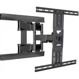 NB North Bayou TV Duvara Montaj Döner TV Braketi 45-75 Düz Ekran TV VESA için Tam Hareket 600x400mmye Kadar Yük Kapasitesi to100 lbs(45kg)