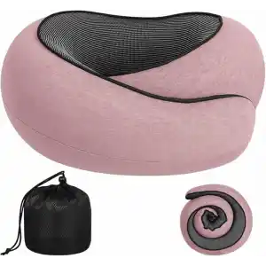 Visco Planet Ortopedik Spiral Seyahat Boyun Yastığı%100 Visco