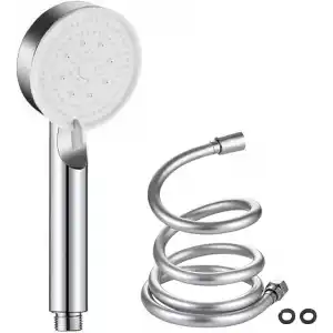 Star Duş Başlığı Seti - 150 cm PVC Banyo Duş Hortumu + 5 Fonksiyonlu Su Tasarruflu El duşu