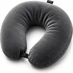 Boyun ve Seyahat Yastığı – Silikon Elyaf Dolgulu, Çıtçıtlı, Komple Yıkanabilir U Yastık – Uçak, Araba, Otobüs ve Uzun Yolculuklar İçin Boyun Desteği, Asorti Renk