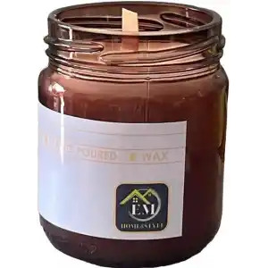 210 ml Paçuli&Vanilya&Kahve Kokulu Kavanoz Mum