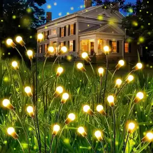 Robeve 2li Paket 6lı Ateş Böceği Bahçe Aydınlatması Solar Güneş Enerjisi Bahçe Aydınlatması Güneş Enerjili Aydınlatma Gün Işığı Aydınlatma Led Işık Su Geçirmez Işık