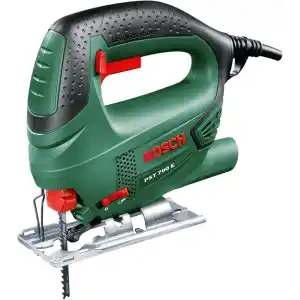 Bosch Home and Garden PST 700 Elektrikli Dekupaj Testeresi, 500 Watt, Taşıma Çantalı, Renk: Yeşil / Siyah, Dakikada 3000 devir, Hava üfleme fonksiyonu