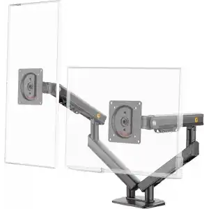 North Bayou NB A5C Ergonomic 17-32 inch Çift Kol 2-9 kg Kapasiteli Yeni Nesil Profosyonel Monitör Standı (Siyah)