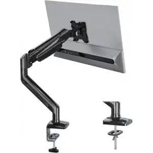 BONTEC 13-32 İnç Gazlı Amortisörlü Tekli Monitör Kolu, 9 kg’a Kadar, Tam Hareketli, VESA 75x75/100x100